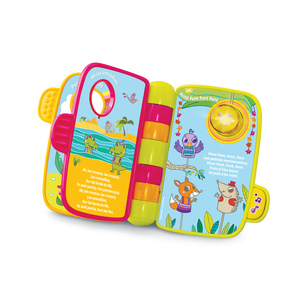 VTech - Livre/tablette multi-aventure, tablette pour enfants +2 ans,  tableau interactif et livre traditionnel, apprendre les couleurs, les  formes