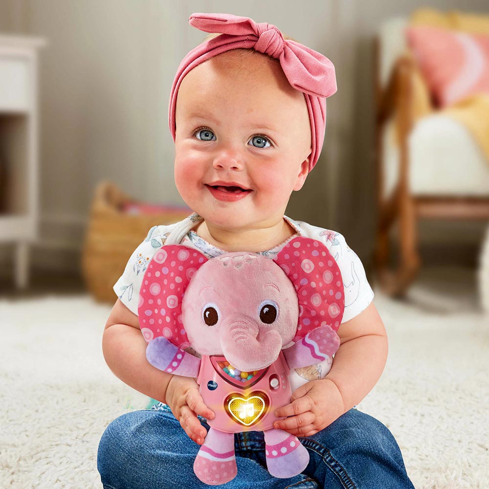 VTech Baby - Peluche Éléphant - Lumi chant'éléphanteau